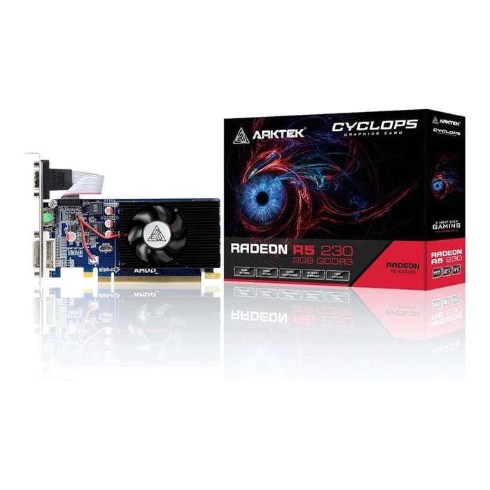 Arktek AMD Radeon R5 230 2GB DDR3 Graphics Card AKR230D3S2GL1