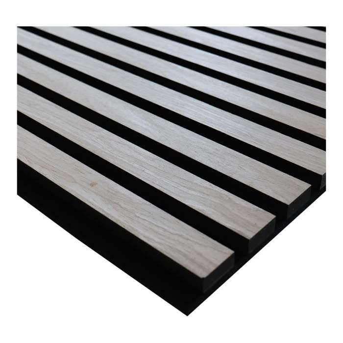 Parrot 600x2400mm Slatted Wall Panel Light Oak AP0624LO