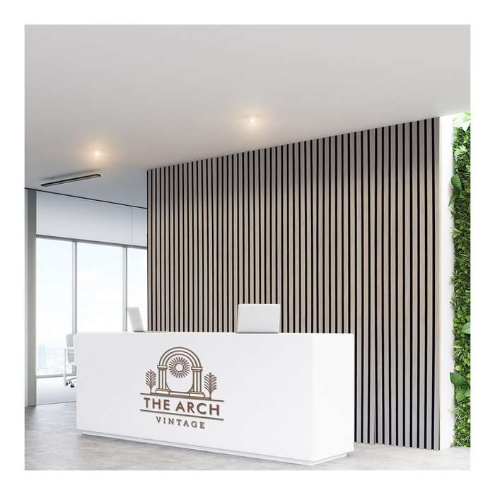 Parrot 600x2400mm Slatted Wall Panel Light Oak AP0624LO