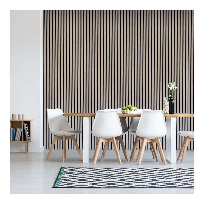 Parrot 600x2400mm Slatted Wall Panel Light Oak AP0624LO