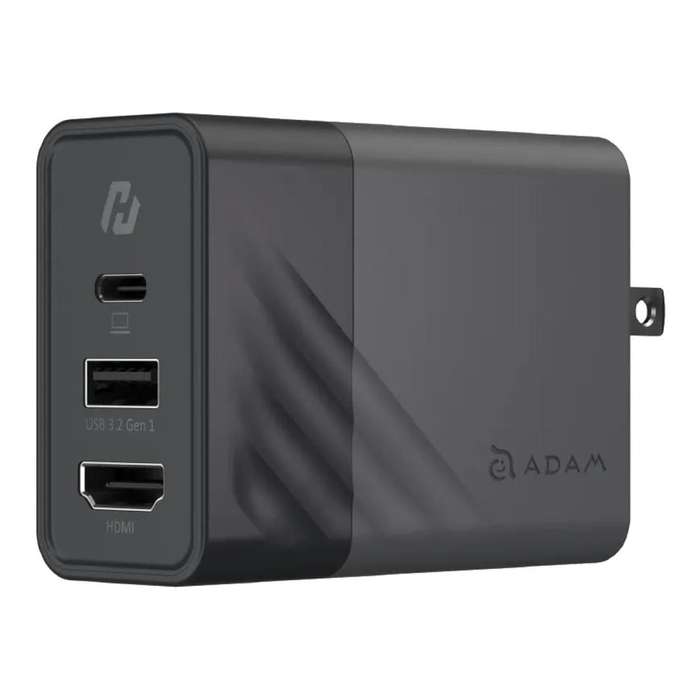 Adam Elements GaN Hub 65W Charger with HDMI Black APAADGHUBBK