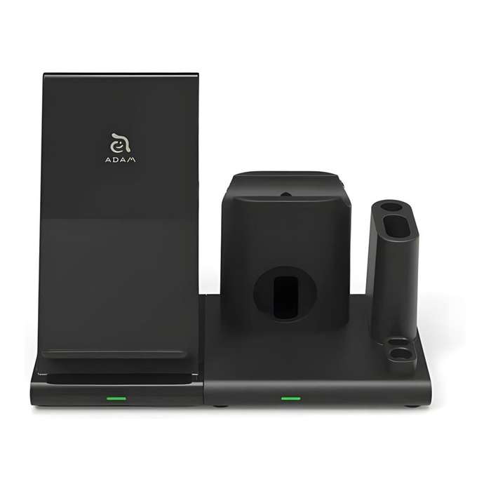 Adam Elements OMNIA Q4 4-in-1 Wireless Charging Station Black APAADQ4OGBK