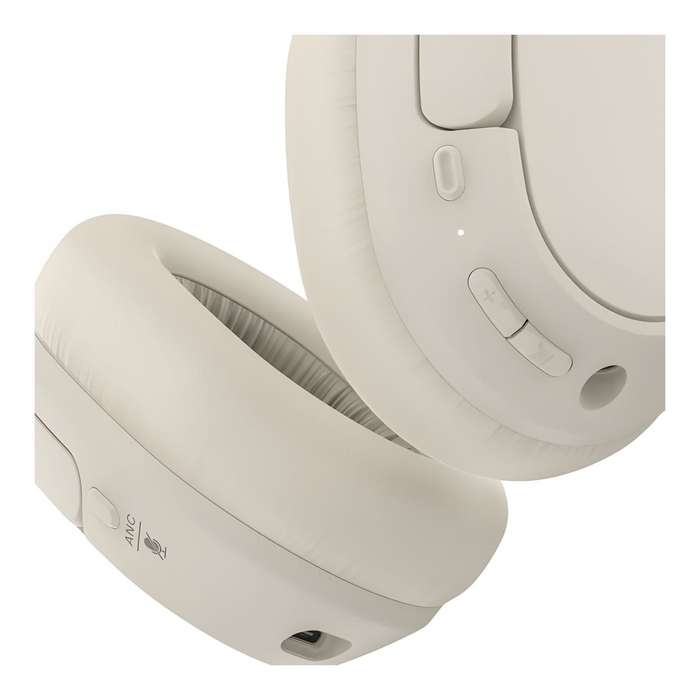 Belkin SoundForm Isolate Noise Cancelling Over-Ear Bluetooth Headphones Sand AUD008HQSA