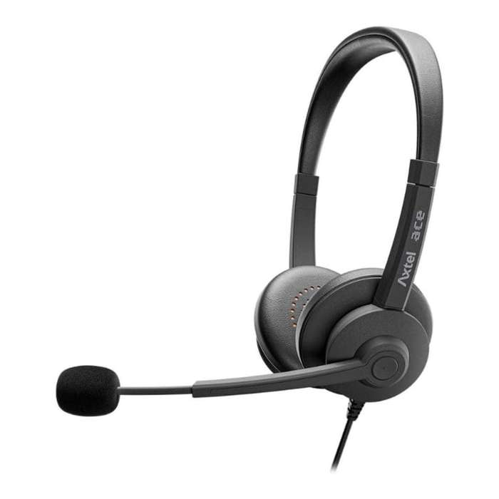 Axtel ACE UC Wired Stereo Headset Black AXH-ACEUCDA