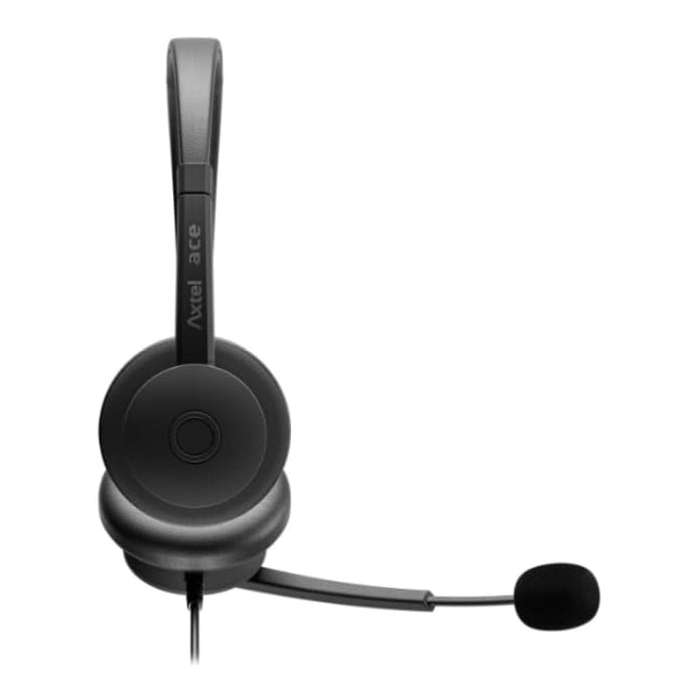 Axtel ACE UC Wired Stereo Headset Black AXH-ACEUCDA