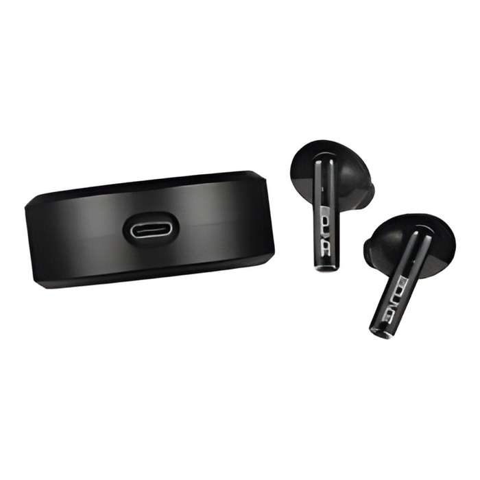 Bounce Proton Series True Wireless Earphones with Charging Case Black BO-1125-BK-CF