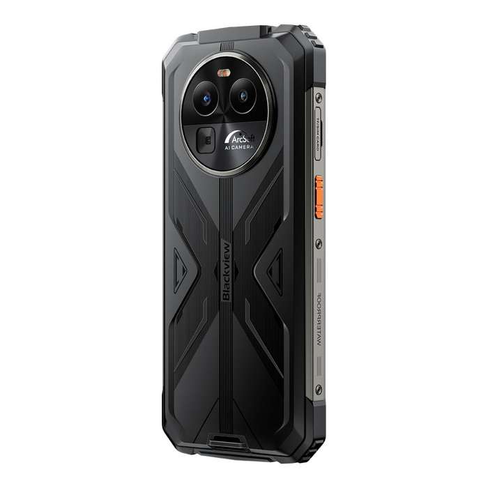 Blackview BV8100 6.5-inch Rugged Smartphone - MediaTek Helio G99 256GB ROM 8GB RAM Android 14 Black