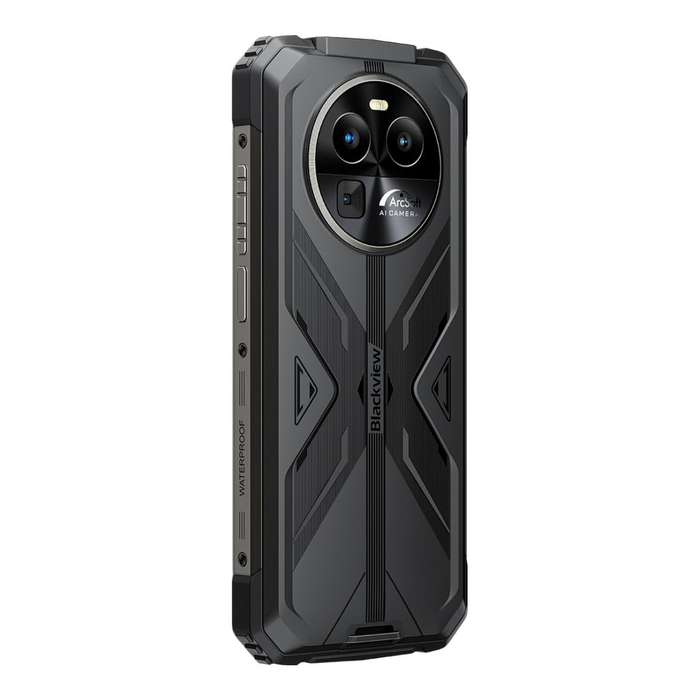 Blackview BV8100 6.5-inch Rugged Smartphone - MediaTek Helio G99 256GB ROM 8GB RAM Android 14 Black