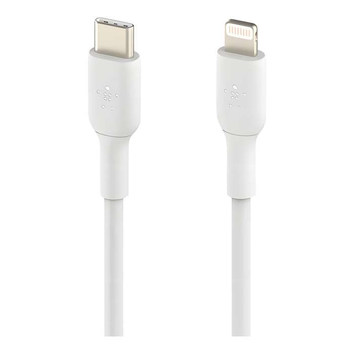 Belkin 1m USB-C to Lightning Cable White CAA003BT1MWH