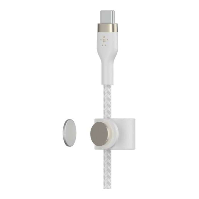 Belkin BoostCharge Pro Flex Type-C Male to Male USB Cable 1m White CAB011BT1MWH