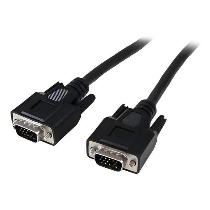 VGA 15-pin Male to Male Cable 10m Black CATVGA10MM