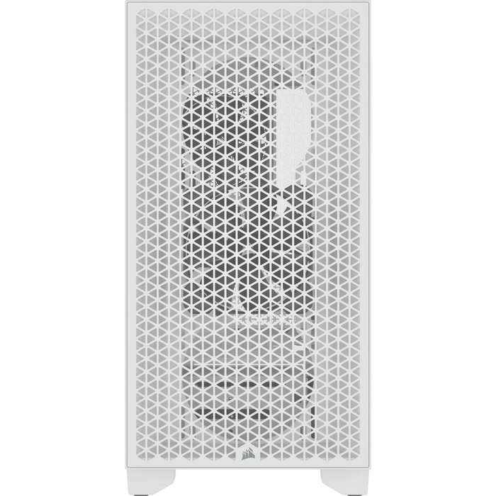 Corsair 3000D AirFlow Clear ATX Mid Tower PC Case - White CC-9011252-WW