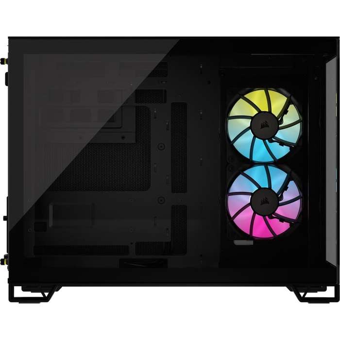 Corsair iCUE Link 2500X RGB Tempered Glass Steel Micro-ATX Mid-Tower Gaming PC Case - Black CC-90...