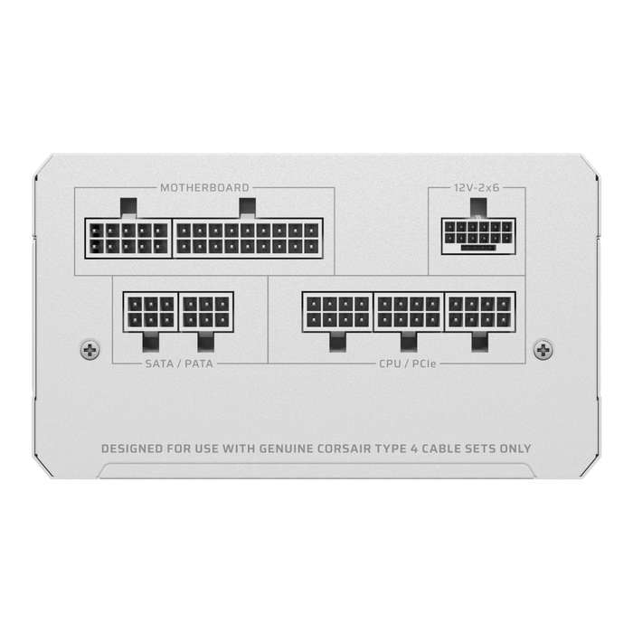 Corsair RM Series RM750e 750W Cybenetics Gold Fully Modular White ATX 3.1 Power Supply CP-9020292-WW