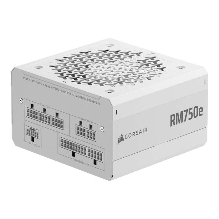 Corsair RM Series RM750e 750W Cybenetics Gold Fully Modular White ATX 3.1 Power Supply CP-9020292-WW