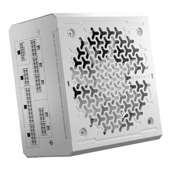 Corsair RM Series RM1000e 1000W Cybenetics Gold Fully Modular White ATX 3.1 Power Supply CP-90202...