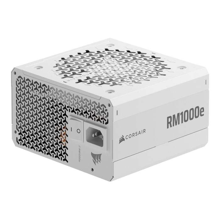 Corsair RM Series RM1000e 1000W Cybenetics Gold Fully Modular White ATX 3.1 Power Supply CP-90202...