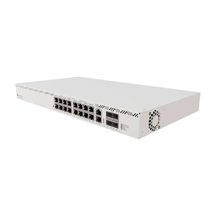 MikroTik CRS320 16-port GbE PoE++ Cloud Router Switch with 4x SFP+ Ports CRS320-8P-8B-4S+RM