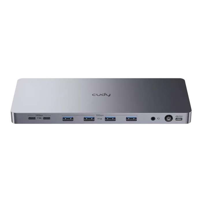 Cudy CS700 Dual 4K 10Gbps USB-A & USB-C Gigabit Ethernet Docking Station