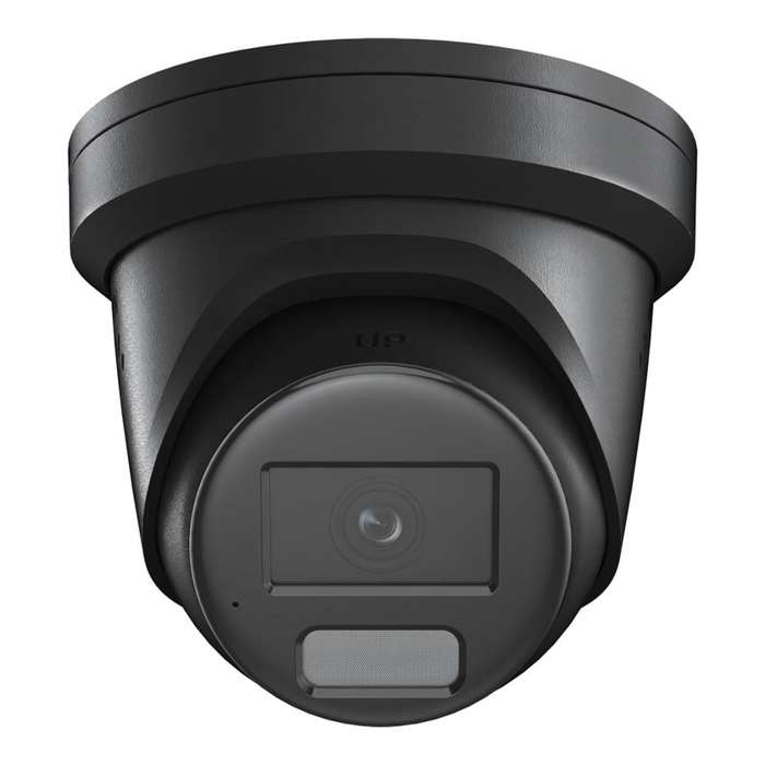 Hikvision 8MP Smart Hybrid Light with ColorVu Fixed Turret Network Camera - Black DS-2CD2387G2H-L...