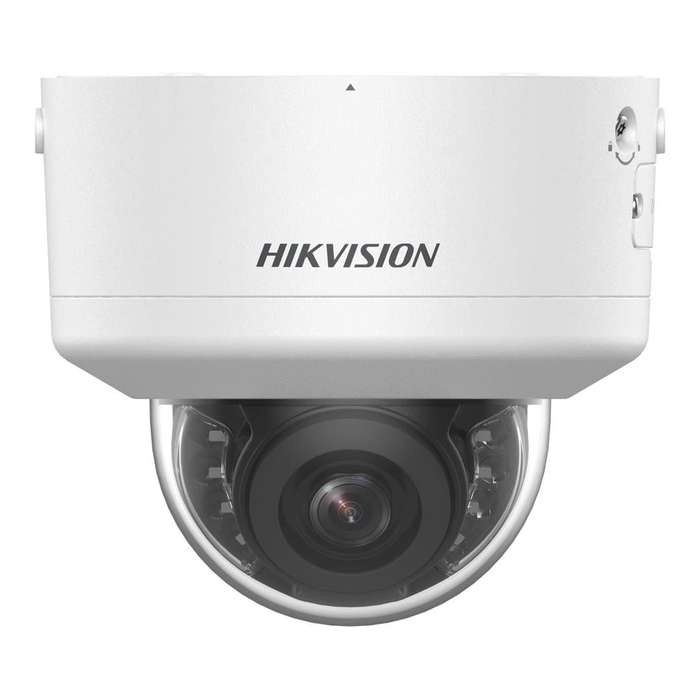 Hikvision 4MP 2.8-12mm Smart Hybrid Light with ColorVu Motorized PTRZ Varifocal Dome Network Came...