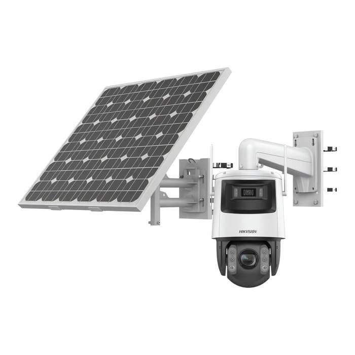 Hikvision TandemVu 7-inch 4MP 32X Solar-powered Security Network Speed Dome Kit DS-2SE7C432IWG-K/...