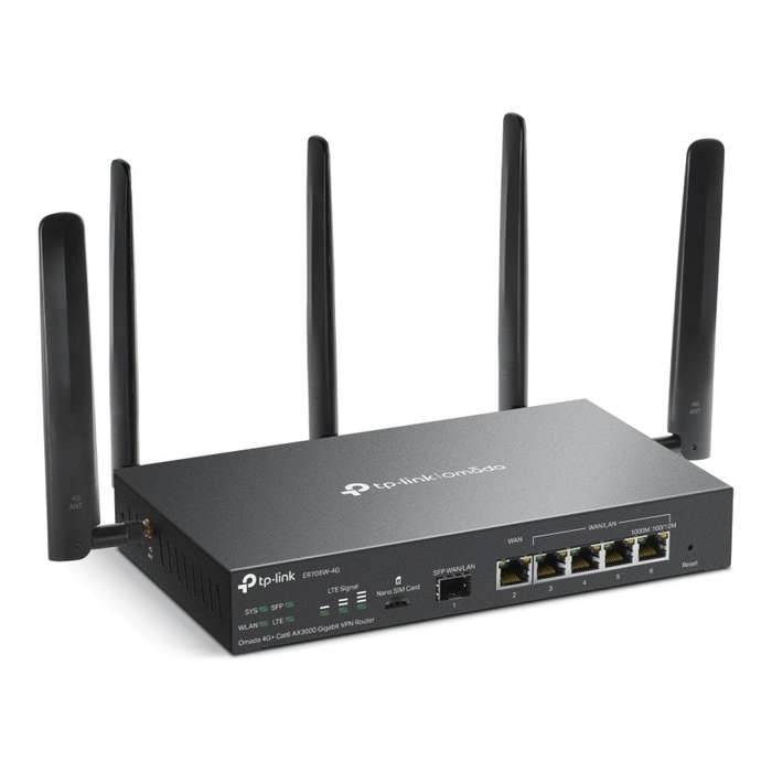 TP-Link Omada 4G+ Cat6 AX3000 Gigabit VPN Router