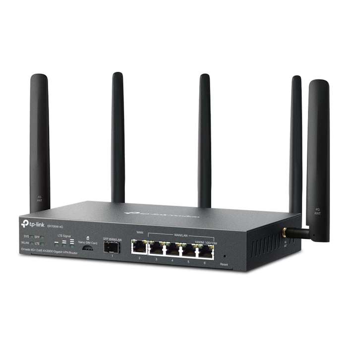TP-Link Omada 4G+ Cat6 AX3000 Gigabit VPN Router