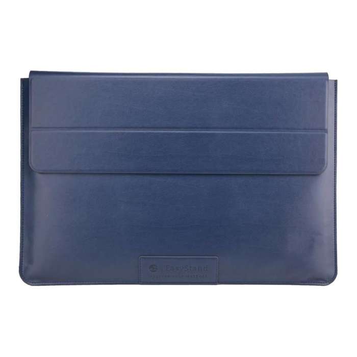 MagEasy EasyStand 16-inch Leather Notebook Sleeve Stand - Midnight Blue GS-105-103-201-63