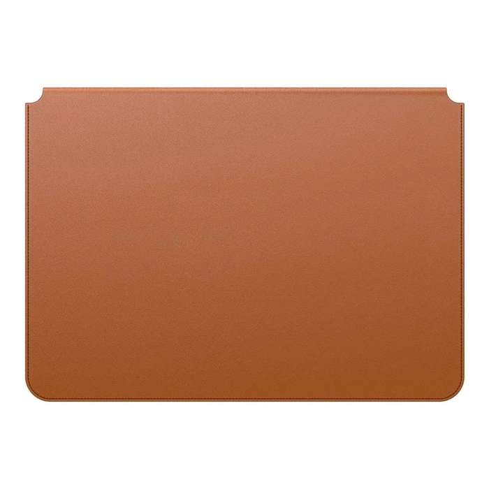 SwitchEasy EasyStand 14-inch Leather Notebook Sleeve Stand - Saddle Brown GS-105-232-201-146