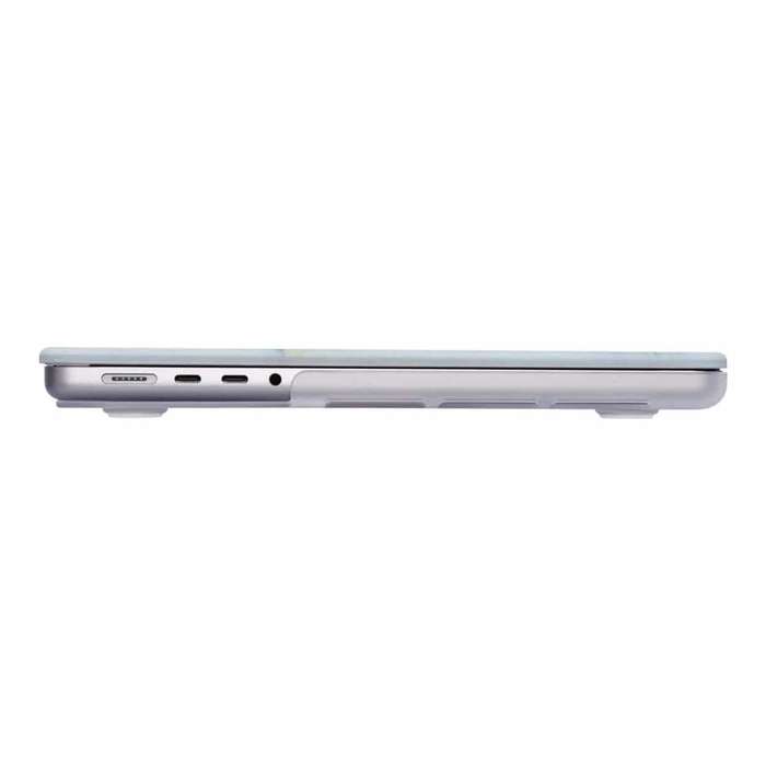 SwitchEasy Artist Marble 14-inch Hardshell Protective Notebook Case for MacBook Pro - Cloudy White