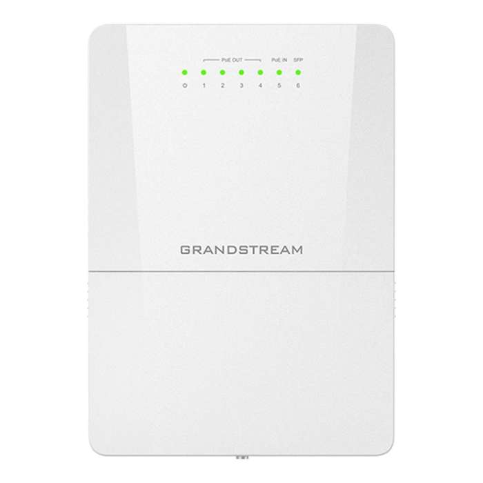 Grandstream Networks GWN7710R 6-Port PoE L2 Gigabit Ethernet Managed Switch White