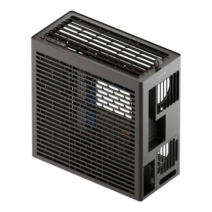 HAVN HS 420 Base Edition E-ATX Mid-Tower PC Case with Adjustable GPU Bracket Black HVN-CA-HS420-08