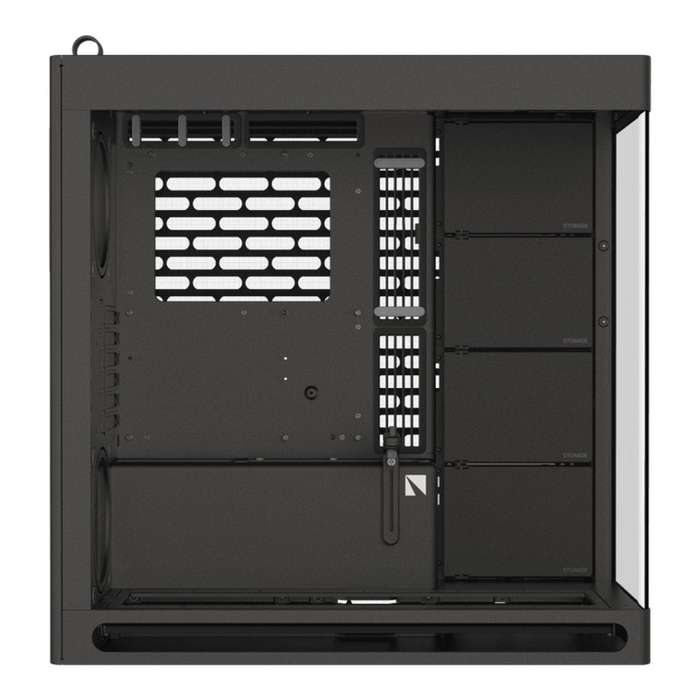 HAVN HS 420 Base Edition E-ATX Mid-Tower PC Case with Adjustable GPU Bracket Black HVN-CA-HS420-08