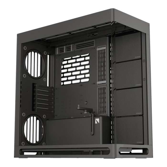 HAVN HS 420 Base Edition E-ATX Mid-Tower PC Case with Adjustable GPU Bracket Black HVN-CA-HS420-08