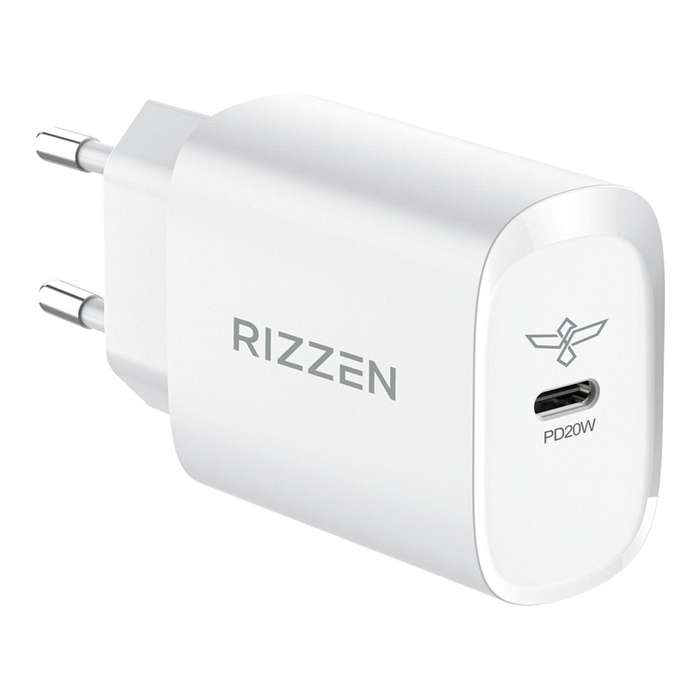 Rizzen PD20W Type-C Wall Charger White IBD156-1C-20W