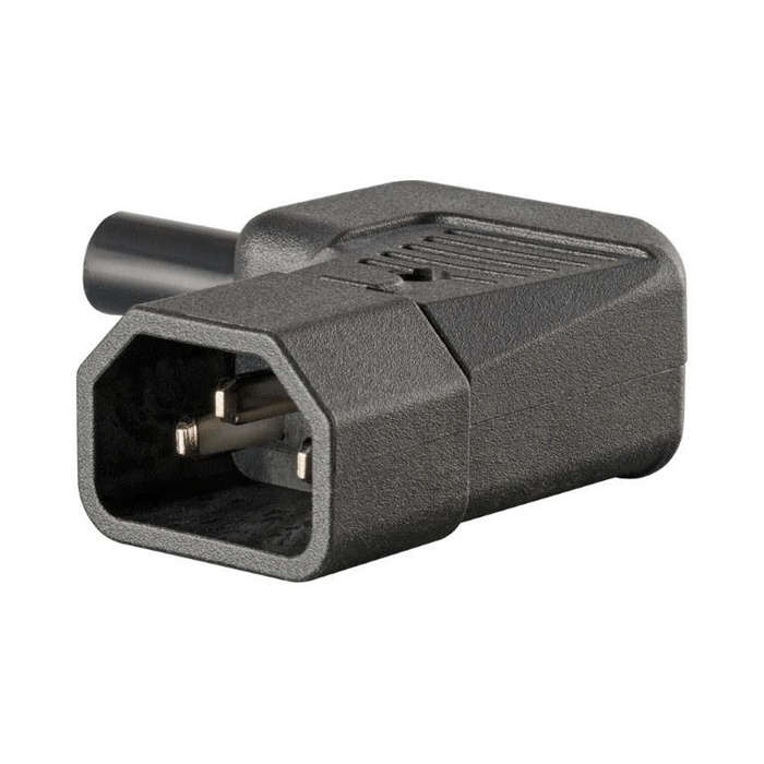 IEC Male Right Angle Kettle Connector JA-2233-2