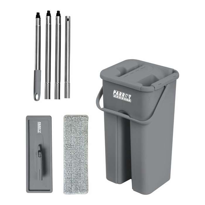 Parrot Janitorial Flat Head Mop and Bucket JA0303