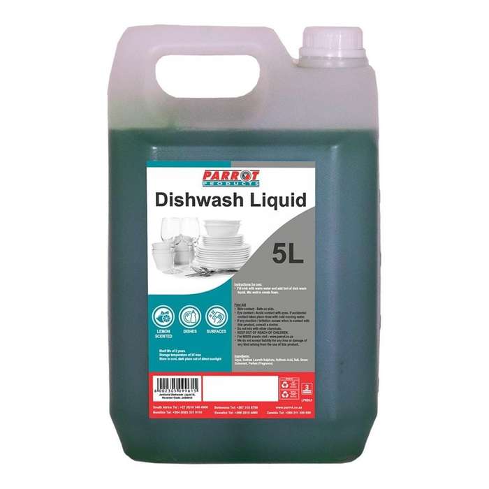 Parrot 5L Janitorial Dishwash Liquid JA0401D