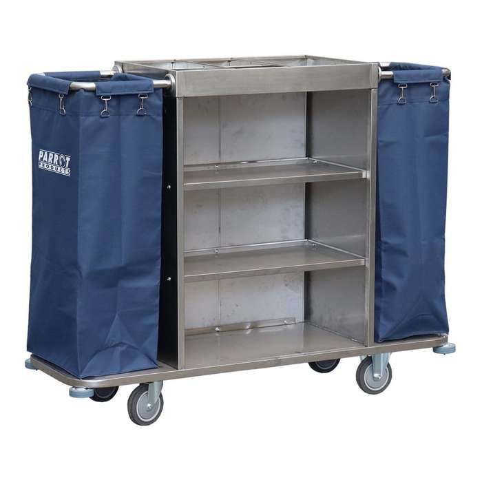 Parrot Janitorial Hotel Trolley Stainless Steel JA0708