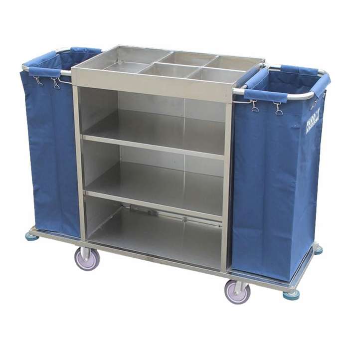 Parrot Janitorial Hotel Trolley Stainless Steel JA0708