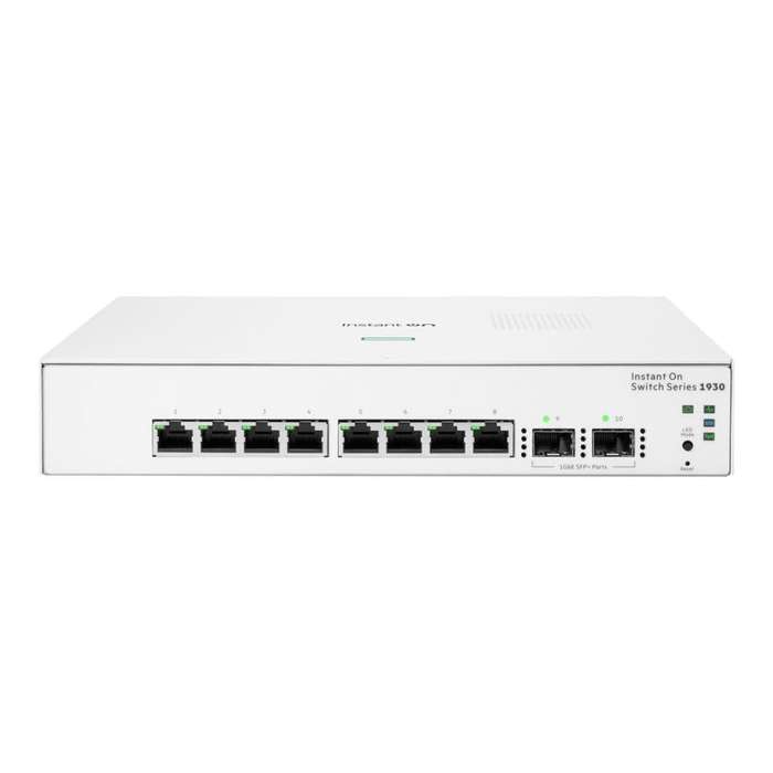 HPE Networking Instant On 1930 8-port Gigabit L2+ Smart Managed Switch with 2-port SFP JL680A