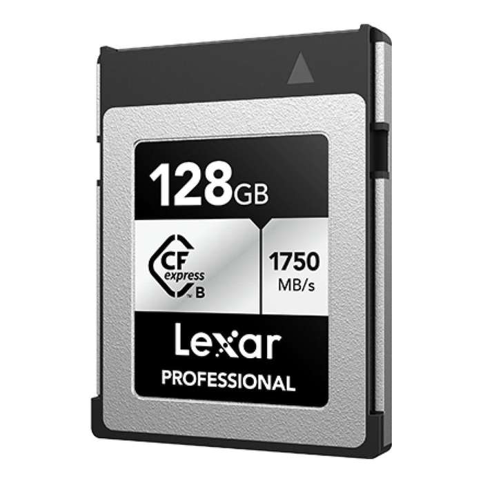 Lexar Professional CFexpress 128GB Type-B Memory Card SILVER Series LCXEXSL128G-RNENG