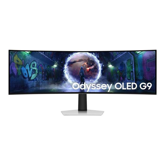 Samsung Odyssey OLED G9 G93SD 49-inch 5120 x 1440 Dual QHD 32:9 240Hz 0.03ms OLED Curved Gaming M...