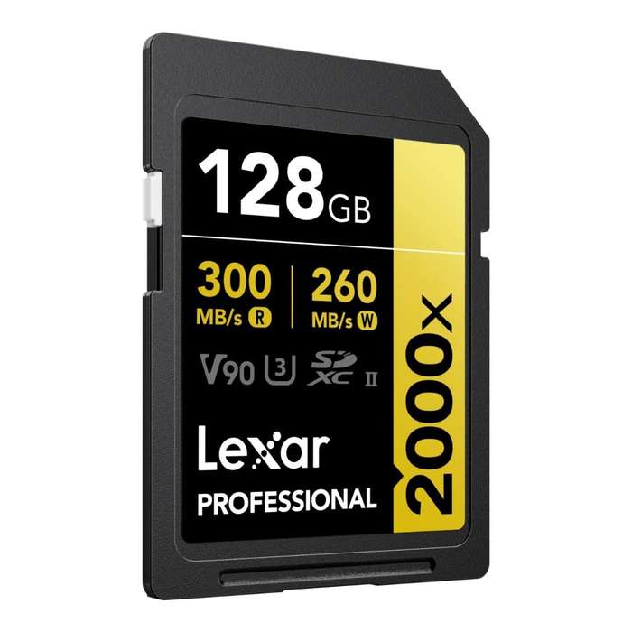 Lexar 2000x SD Professional 128GB SDXC Memory Card LSD2000128G-BNNNG