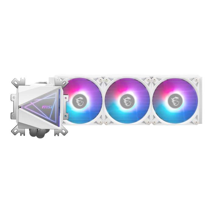 MSI MAG CoreLiquid I360 White 360mm ARGB All-In-One Liquid CPU Cooler White