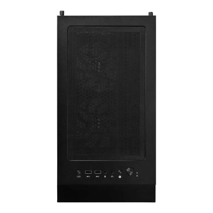 MSI MAG Forge 120A Airflow Static RGB Tempered Glass Steel Mesh ATX Mid-Tower PC Case Black