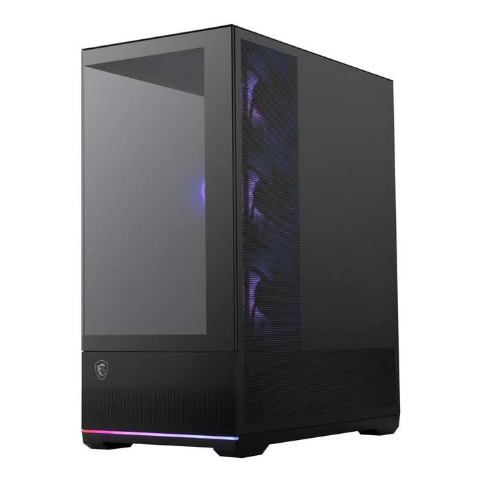 MSI MAG PANO 110R PZ ARGB Tempered Glass Steel ATX Mid-Tower PC Case Black