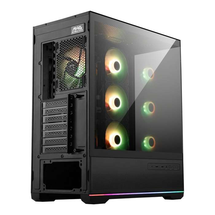 MSI MAG PANO 110R PZ ARGB Tempered Glass Steel ATX Mid-Tower PC Case Black