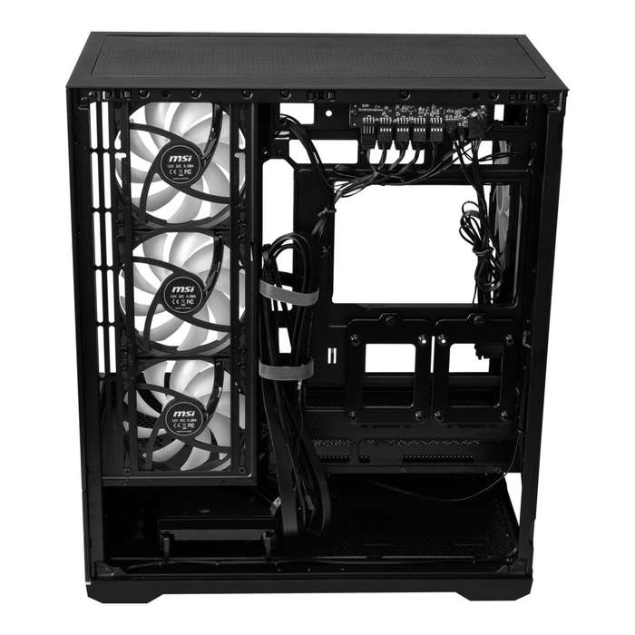 MSI MAG PANO 110R PZ ARGB Tempered Glass Steel ATX Mid-Tower PC Case Black